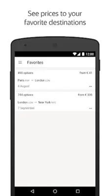 Yandex Flights android App screenshot 2